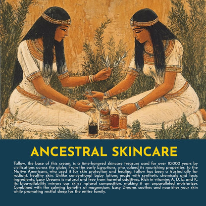 Easy Dreams Tallow Magnesium Cream – Natural Sleep Aid for Kids